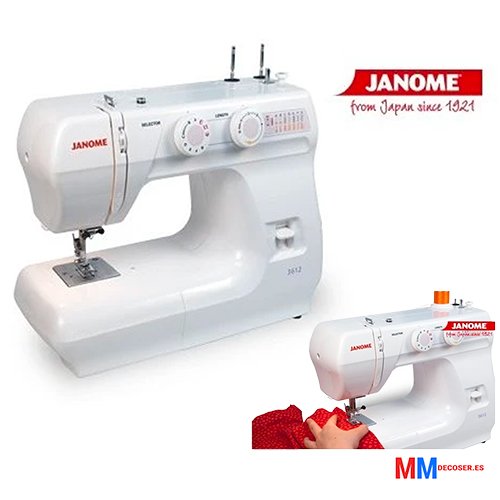 máquina de coser janome-3612